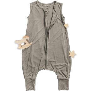 Nyte Nyte Baby - 0.5TOG Taupe, 3-4T, Sleeveless Sleep Sack, Soft Baby & Toddler Sleeping Sack, Breathable Sleep Sack with Adjustable Feet Cuffs & Anti-Slip Grip