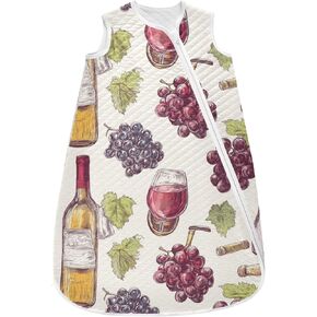 vvfelixl Baby Sleep Sack for 6-12 Months Wine and Winemaking Babys Wearable Blanket Zipper Swaddle Transition Sleeping Bag for Infant Baby Sleep Suit for Newborn Toddler
