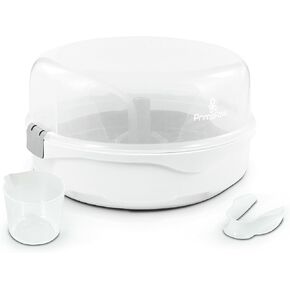 Primo Passi - Baby Bottle Sterilizer | Microwave Steam Sterilizer for Baby Bottles, Pacifiers, Cups, Nipples, Teethers
