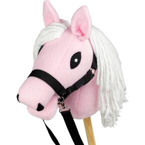 Hobby Horse Pink Headcollar and Reins Set A5 Horse