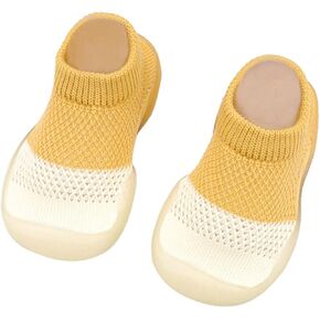 Socks Shoes for Baby Girls Boy Elegant Cargo Prewalker Solid Flowers Soft Loafers Shoes with Headband Leisure Baby Shoes