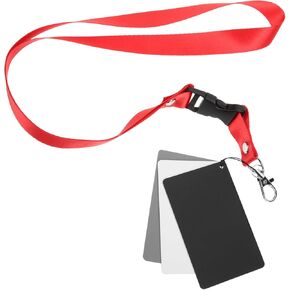 4pcs Grey Cards for Photography White Balance Calibration Exposure Reference Cards for DSLR and Film Portable Double Sided Design Durable and Easy to Use