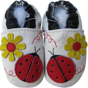 Carozoo 18 Designs Baby Shoes Leather Soft Sole Prewalker Crib Slippers Toddler Kids Shoes (0-6 Months to 7-8 Years)