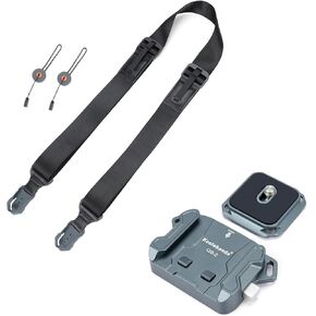 koolehaoda Camera Shoulder Strap with QB-2 Quick Release Plate Kit