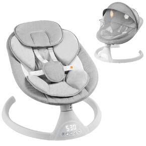 Baby Swings for Infants, Portable Baby Swing with 5-Point Harness, Remote Control, Music Speaker, Baby Swings for Infants to Toddler with 3 Timing Functions and 5 Swing Speeds