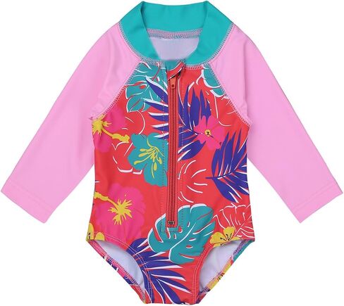 yizyif baby/stoddler girls 'flower just justs swimsuit حماية أشعة الشمس in Kuwait