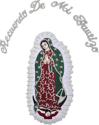 Baby Boy Communion Formal Suit Gold Guadalupe Maria Virgin Mary on Stole SM-20 in Saudi Arabia