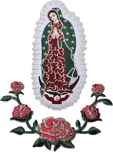 Baby Boy Communion Formal Suit Gold Guadalupe Maria Virgin Mary on Stole SM-20 in Saudi Arabia