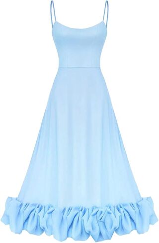 Women's Solid Color Fashion Strapless A Line Dress with 3D Flower Detail Elegant Summer Charm Summer Dresses in Saudi Arabia