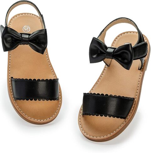 Toddler Girls Sandals Little Girl Summer Flat Sandal Baby Open Toe Outdoor Beach Holiday Dress Shoes in Saudi Arabia