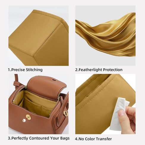 DGAZ Silk Purse Organizer Insert For Lindy 19/26/30/34 Bags, Silky Handbag & Tote Organizer, Bag in Bag,Simplicity Handbag & Tote Organizer in Kuwait
