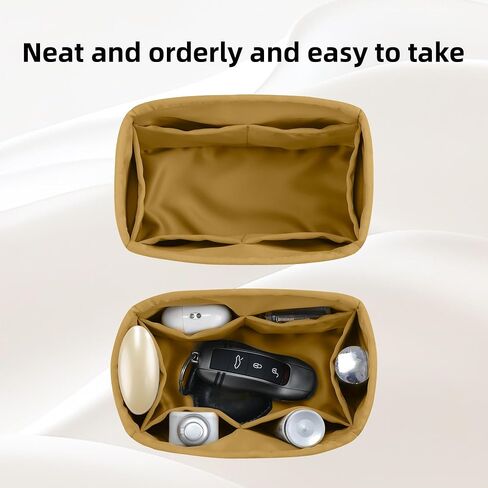 DGAZ Silk Purse Organizer Insert For Lindy 19/26/30/34 Bags, Silky Handbag & Tote Organizer, Bag in Bag,Simplicity Handbag & Tote Organizer in Kuwait