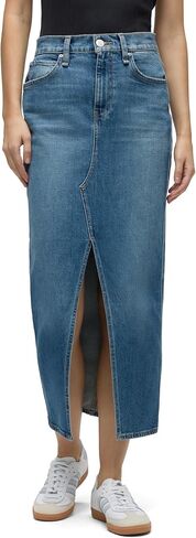 تنورة متوسطة الطول للسيدات من HUDSON Jeans، لوسنت in Saudi Arabia