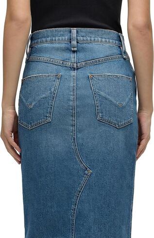 تنورة متوسطة الطول للسيدات من HUDSON Jeans، لوسنت in Saudi Arabia