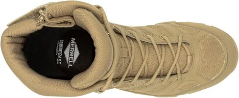 Merrell Men's Moab 3 Tactical 8" Zip Waterproof Military Boot, Dark Coyote, 11 Wide in Saudi Arabia