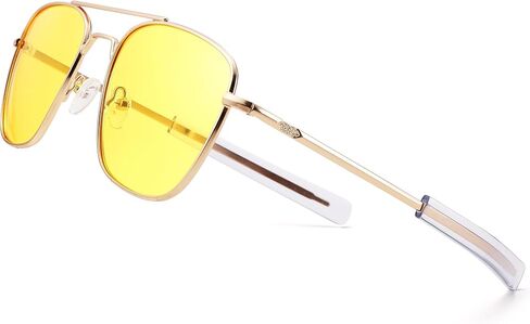 Pro Acme Sunglasses Men Polarized Aviator Sunglasses Military Style Metal Frame with Bayonet Temples in Saudi Arabia
