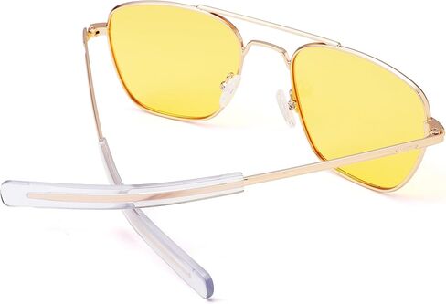 Pro Acme Sunglasses Men Polarized Aviator Sunglasses Military Style Metal Frame with Bayonet Temples in Saudi Arabia