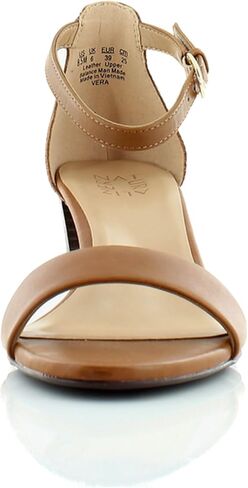 Naturalizer Womens Vera Heeled Sandal, Spring Mint Metallic Leather, 9.5 US in Saudi Arabia