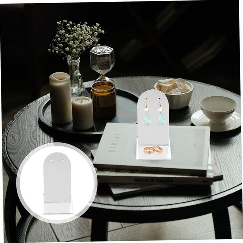 لوحة انعكاس مجوهرات عرض مصنوعة من ثقوب الأكريليك للأقراط مثالية لاستوديو الصور والمنزل in Kuwait