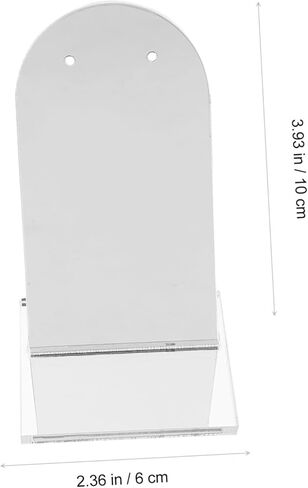 لوحة انعكاس مجوهرات عرض مصنوعة من ثقوب الأكريليك للأقراط مثالية لاستوديو الصور والمنزل in Kuwait