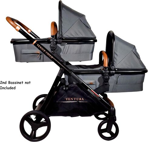 Venice Child Ventura Sit-N-Stand Convertible Stroller & Bassinet (الحزمة رقم 2) in Kuwait