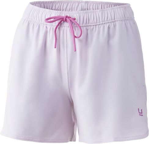 HUK Women's Volley Elastic Waist Quick-Dry Shorts +30 UPF in Saudi Arabia