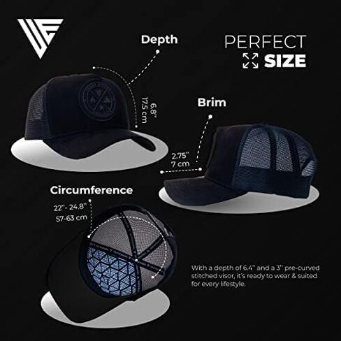 Urban Effort Lifestyle Trucker Hats for Men & Women Adjustable Baseball Mesh Hat - Modern & Comfortable Mens Cap for Closure in Saudi Arabia
