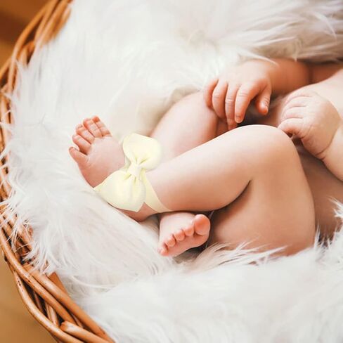 12 Pairs Baby Girls Barefoot Sandals, Toddler Soft Sandals Set, Photograph Props, Multiple Colors, 0-3 Years, BABY SANDALS in Saudi Arabia
