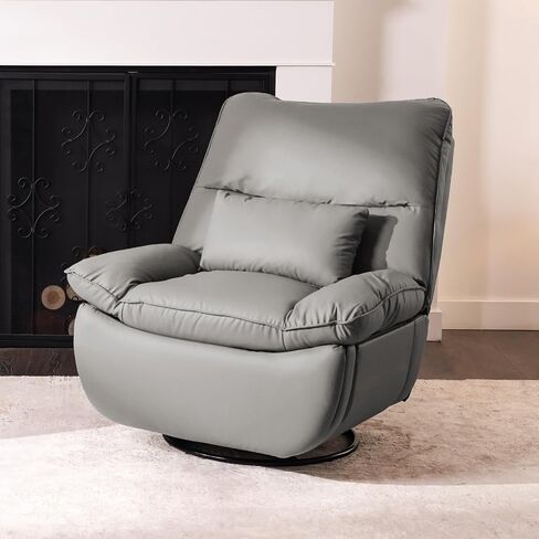 Electric Glider,Power Recliner, Reclining Sofa Chair with USB Ports,Swivel Glider Recliner Chair (Beige) in Saudi Arabia