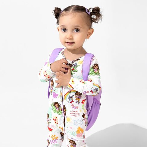 Bellabu Bear Dora Convertible Footies for Baby Boys & Girls, Rayon from Bamboo in Saudi Arabia
