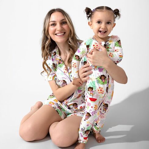 Bellabu Bear Dora Convertible Footies for Baby Boys & Girls, Rayon from Bamboo in Saudi Arabia
