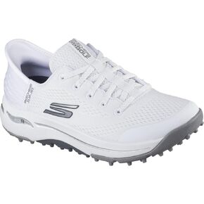 Skechers - Womens Go Golf Arch Fit - Line Up Slip On Shoes, Color White, Size: 10 W US