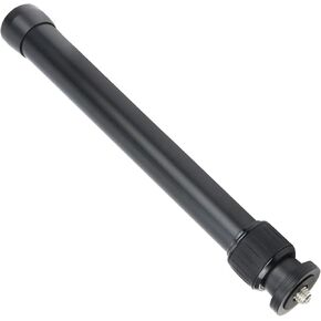 Tripod Extender 2 Section Extension Tube Aluminum Alloy Center Column with 1/4in 3/8in Screw Adapter for Tripod Height Adjustment