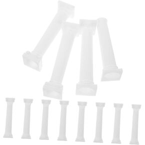 Micro Landscape Roman Column Set Intricate Craftsmanship Roman Pillar Statue Versatile Decor for Photography Scene Diorama Home Office
