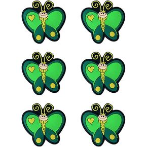 Mystery Garden Serie Soft Rubber Knobs for Kids Girls Boys Cabinet Handle pulls Drawer Knobs for Kids Room Cabinets Closets Toy Organizer Box Bookcase 6pcs/Set (Yellow Flower)