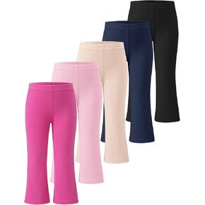 Witwot Toddler Girl Flare Pants Baby Girls Cotton Leggings Bell Bottoms Clothes