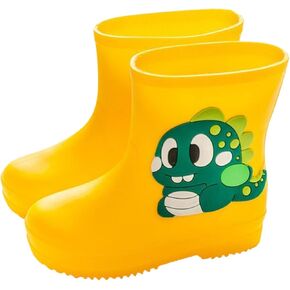 Classic Children Rainboots PVC Rubber Children Water Shoes Rain Boots Kids Baby Shoes Toddler Boots Size 12