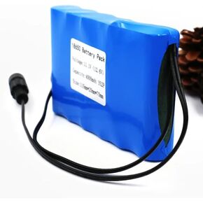 11.1V 4000mAh 12v 4Ah 3S2P Battery with DC5.5 * 2.1mm Plug for Solar Light Toys