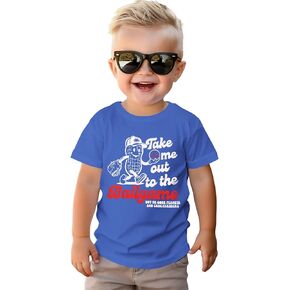 Baseball Shirt for Toddler Boy Girl Take Me Out to The Ball Game Funny Shirt Baseball Lover Outfit Kid Game Day Top