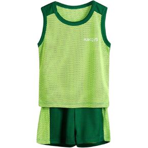 6 Month Boy Clothes Winter Toddler Boys Girls Sleeveless Fashion Patchwork Color Breathable Mesh Boy 4 Month Clothes