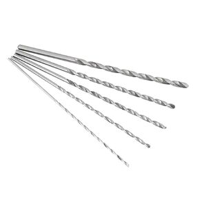 5PCS 150mm-160mm Extra Long Drill Bit Set, High Speed Steel Twist Extra Long Drill Bits for Wood Plastic and Aluminum