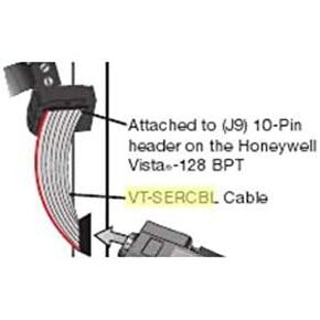 Honeywell VT-SERCBL Security Cable, 1 Count, Black, 9-Pin, Male-to-Female, Serial-to-USB, Indoor Use, Compatible with Laptop and PC, Easy Installation