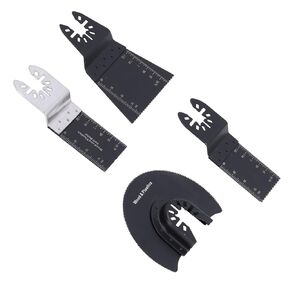 20Pcs Oscillating Saw Blades Kit, Cutting Tool Set Kit, Universal Wood Metal Oscillating Multitool Quick Release Saw Blades for Wood Metal
