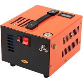 12V Vehicle High-Pressure Air Pump 30mpa Electric Air Compressor Air Compressor Cylinder Air for Beginners DIY(Gold)