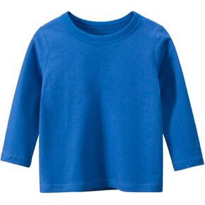 Toddler Boy's Tops Tops Crew Neck Long Longerts Lourshirts Pullover Summer Summer Solid Assfits