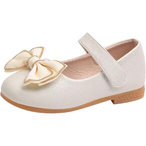 Toddler Girls Dress Shoes Flower Girl Little Kids Mary Jane Ballet Flat𝐬 Bows Wedding Part𝐲 Girl Gymnastic Flip Flops