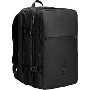 MARK RYDEN Anti-Theft Laptop Backpack, Business Backpack, Waterproof Travel Backpack, Fits 15.6 Inch Laptop for Men, with USB Charger, Black, 17.3, Black, 17.3