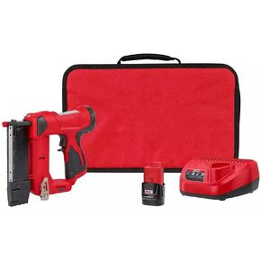 for Milwaukee M12 12V 23 Gauge Lightweight Compact Cordless Pin Nailer Kit