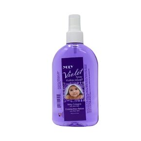 YOLY Violet, Traditional Baby Violet Gologne with Aloe Vera, Long Lasting, Great for Sleep (8 Fl Oz/Pack of 1)