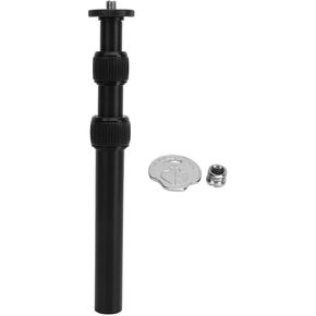 Tripod Extension, 3 Section Center Columns, Aluminum Alloy Tripod Extender Tube Telescopic Stick Rod with 1/4 3/8 Screw, Compatible with Tripod, Gimbal, Camera